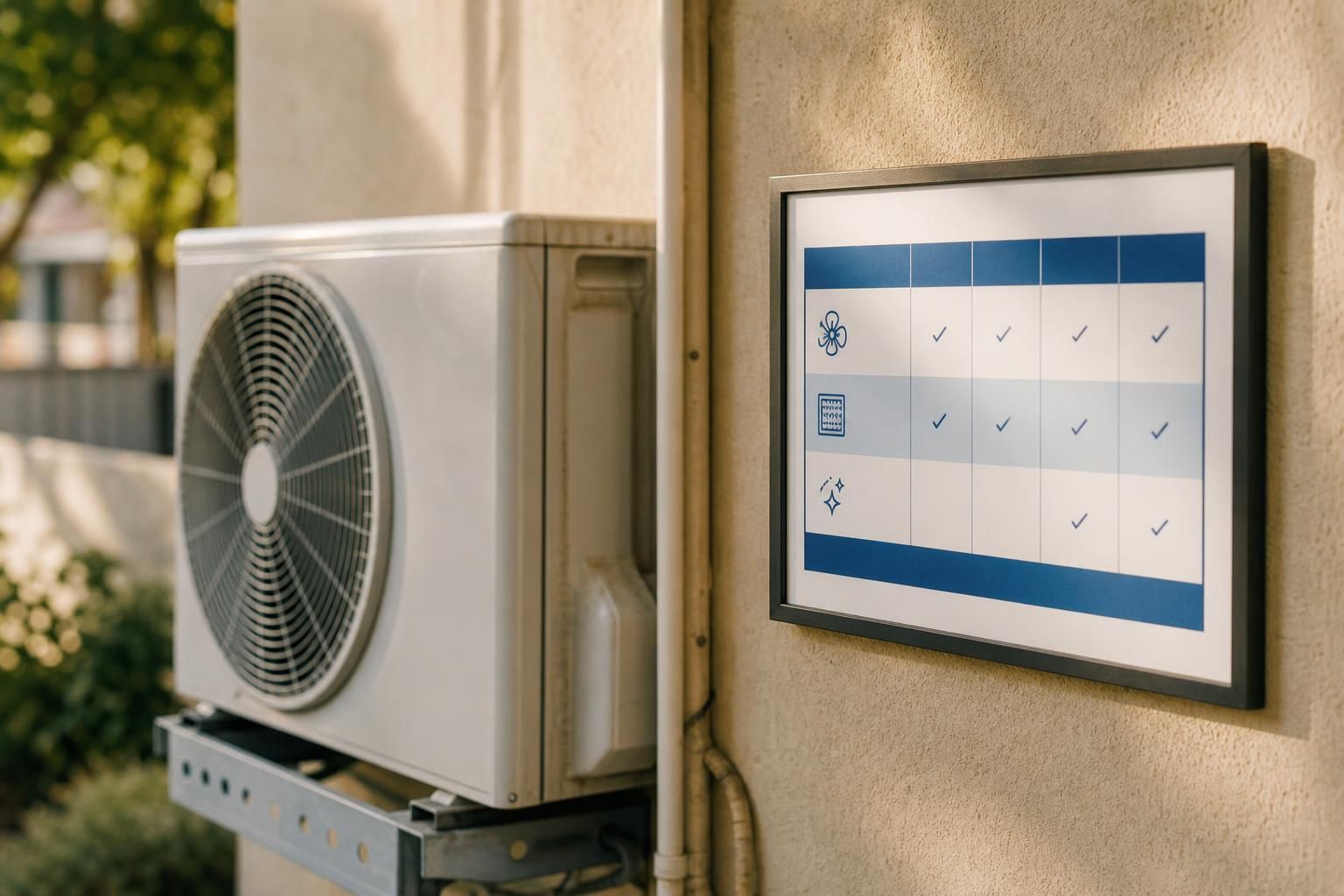 découvrez notre grille tarifaire détaillée pour l'entretien de votre climatisation et préparez-vous aux coûts selon les prestations.