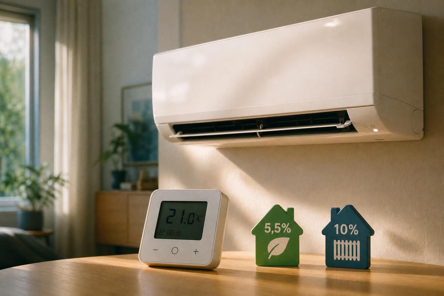 découvrez comment déterminer si la tva à 5,5 % ou 10 % s'applique pour l'installation de votre climatisation et bénéficiez des bons taux selon vos travaux.